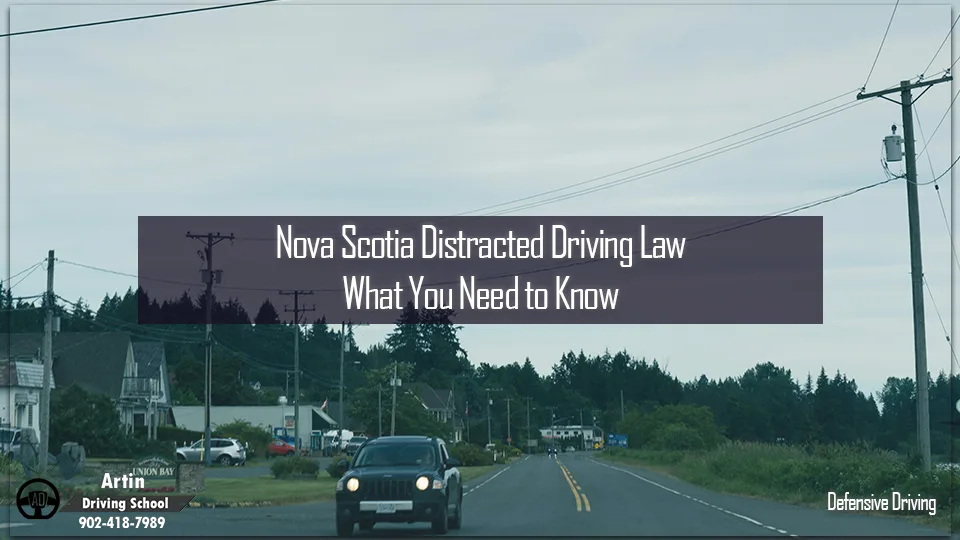 Nova Scotia distracted driving law